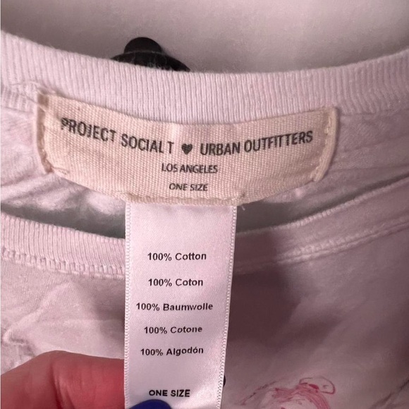 Project Social T Pink Skeleton Graphic Tee - Picture 2 of 3